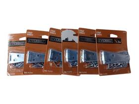 15289 Everbilt Lot Of 6 Zinc Plated Strap Hinges 2-pack