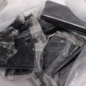 16511 Everbilt 24-pk Squeak Free Door Hinge Matte Black 3.5 Inch X 1/4