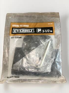 20234 Everbilt 3-1/2 Inch Black Spring Gate Tee Hinge