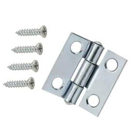 20247 Everbilt 6pk 1-1/2 Inch Stainless Steel Narrow Cabinet Door Hinges