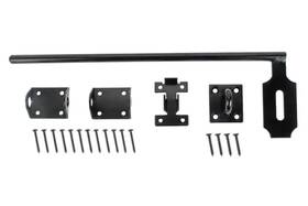 20504 Everbilt Oem 18 Inch Black Heavy Duty Lockable Cane Bolt