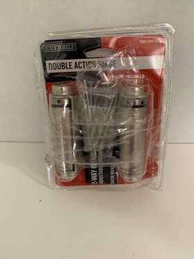 29106 Everbilt 3 Inch Square Satin Nickel Double-action Spring Door Hinge