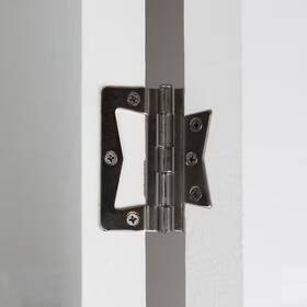 29267 Everbilt 10 Pack White 3 Inch Non-mortise Door Hinges Steel For Shutters Cabinet Doors