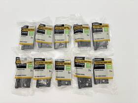 314150872 Everbilt 10-pk Squeak-free 3 Inch Door Hinge Square Corner Oil Rubbed Bronze Sale
