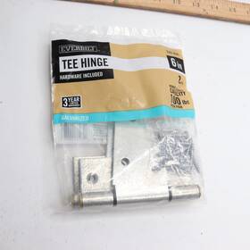 326895 Everbilt 2-pk Gate Tee Hinges Galvanized 6 Inch