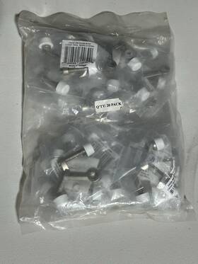 395sn Everbilt Hinge Pin Door Stop Satin Nickel Light Duty 20 Pack Model#395sn