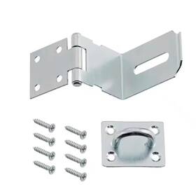 Everbilt 445014018079 4-1/2 Inch Zinc-plated 90 Hasp