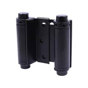 Everbilt 445015259273 3 Inch Square Radius Matte Black Double Action Hinge