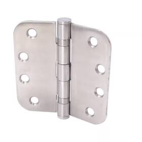 Everbilt 445039850876 4 Inch X 5/8 Radius Stainless Steel Commercial Grade With Ball Bearing Hinge