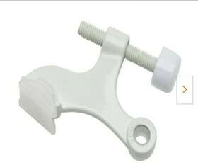 585-577 Everbilt 585 577 585577 Lot Of 4 New White Adjustable Hinge Pin Door Stop Free Shipping