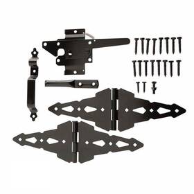 60231 Everbilt Fence Hardware Weather-resistant Stainless Steel Swing Modern Black