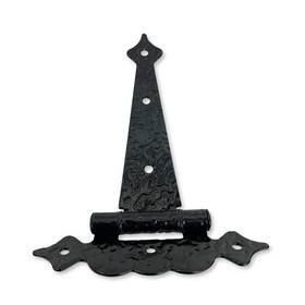 806120 Everbilt 6 Inch Decorative Tee Hinge Black Heavy Duty Gate Shed Barn Door Hardware