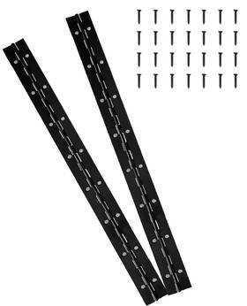 Eysoldhinge0508 Eysold 16-inch Black Continuous And Piano Hinges - 2 Pcs Heavy Duty Stainless Steel Bu
