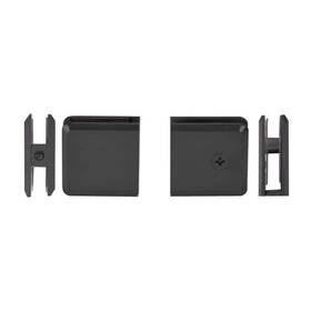 H-scb2mbl Fab Glass And Mirror 810057109423 Hole For Fixed Panel Square Beveled Wall Mount