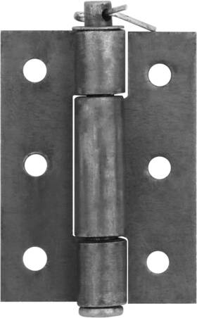 Fanmao 313092984937 6 Pcs 3-1/4 Inch X 2 Weld On Butt Gate Door Hinge With Removable Pin 2.5mm Thick