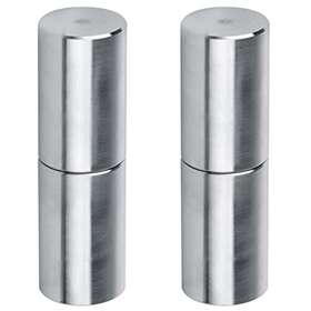 Fanmao 762983849631 2 Pcs 201 Stainless Steel Weldable Barrel Hinges 4 X 1-1/8 Inchl Od Detacha