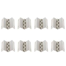 Js10231679 Farboat 8pcs Swing Hinge Expandable Offset Cabinet Door Hinges Satin Nickel Metal Har