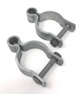 Gh13020 Fencesmart4u Pressed Steel Chain Link Fence Frame Hinge With Bolt - 2 Sets Pack 1-7/8 Inch