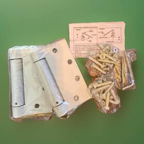 9263708 Ferguson Enterprises Adjustable Steel Spring Door Hinges 4.5in Primer 2 Pack 15 Packs