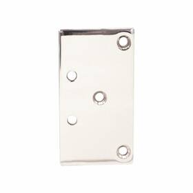 Gl03pn Fhc Glendale Replacement Offset Back Plate - Polished Nickel