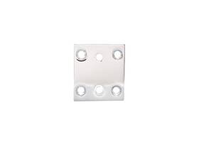 Gls2ch Fhc Glendale Replacement Short Back Plate - Polished Chrome