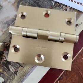 4545bbus3u Finsbury Brushed Brass Hinge Pair 3.5 X