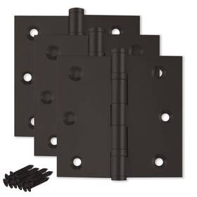 Finsbury Hardware 438060585031 Heavy Duty Door Hinge Bronze Ball Bearing 3x3 Inch Solid Brass - S