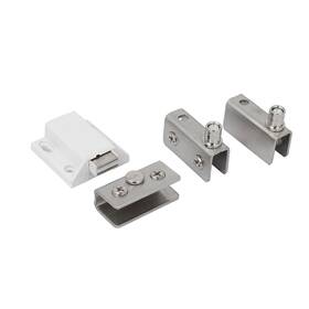 Fipux 617662812379 2sets 40x13x30mm Cabinet Door Pivot Hinges For Magnetic Glass Clamps