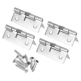 Fipux 619668006295 4pcs 2 Inch Spring Loaded Hinges Self Closing Hinge For Cabinet