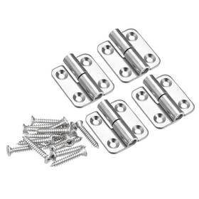 Fipux 619668006301 4pack 1.5 Inch Lift Off Hinge Right Detachable Small Slip Joint Flag Hinges