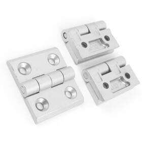 Fipux 619668307125 3pcs 58x50x12mm Door Butt Hinge Gate Aluminum Alloy Weldable Hinges