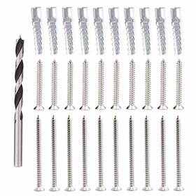 Fireflyweb 752811081876 Screw Door Security Hardware Repair Kit Reinforcement Jamb For Terrifi