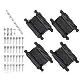 Fixinairp 680811657015 Spring Hinges 3 Inch Buffer Double Action Self-closing Door Hinge 4pcs