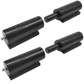 Foozet 763684319430 5 Inches Gate Hinge 2 Pack Heavy Duty Steel Barrel 450 Lbs Load Capacit