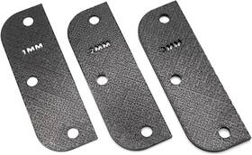 Forest House 3d Hinge45w Door Hinge Shims Set Of 3 For 3.5 Inch 4 4.5 Hinges - Black Spacers
