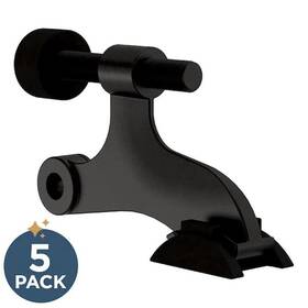 Franklin Brass 885785317723 5-pack Hinge Pin Door Stop In Matte Black