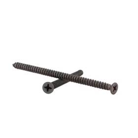 Fringe Screw 313023012067 #10 X 4 Inch Oil-rubbed Bronze Phillips Flat-head Long Hinge With Oversize