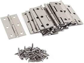 Frj 416134050585 20 Pcs Stainless Steel Folding Hinges 3 Inch Door And Window Assigned