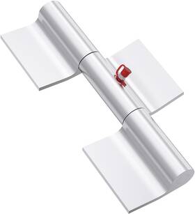 Fugedox 726084078918 9 Inch Heavy Duty Aluminum Weld On Hinge Greaseable Ramp Gate For