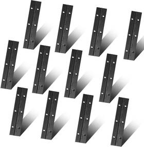 Fullvision 711181571622 12 Pack 6 Inch Piano Hinge Heavy Duty Continuous With Holes For Cabinets
