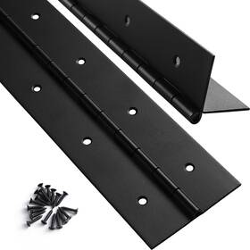 Fvsec 765147711645 2 Pack Heavy Duty Piano Hinge 24 Inch X Width 0.047ftft Thick Stainless