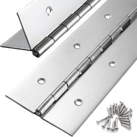 B0cjfy1dth Fvsec Heavy Duty Piano Hinge 12 Inch X 3 0.060 Thick 304 Stainless Steel