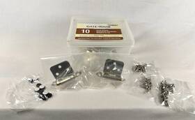 0396941 Gate House 10 Pack Flush Cabinet Hinge Satin Nickel Finish Lot Of 2 Boxes New