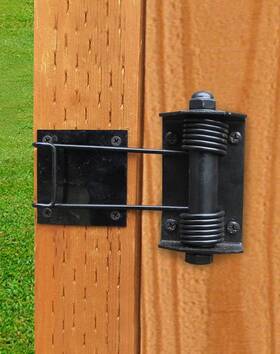 Gate Shut Company 313028885871 Heavy Duty Flat Closer Powder Coated Self Closing Adjustable