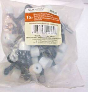 0549331 Gatehouse Gate House #0549331 Economy Hinge Pin Door Stop 15 Ct Oil Rubbed Bronze