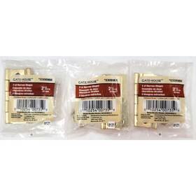 0308966 Gatehouse 308966 Gate House 2 1/2 Inch Pack Hinges Polished Mortise Brass Lot Of 3