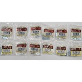 0308969 Gatehouse 308969 Gate House 1 1/2 Inch Zinc Mortise Narrow Door Hinges 2 Pack Lot Of 12
