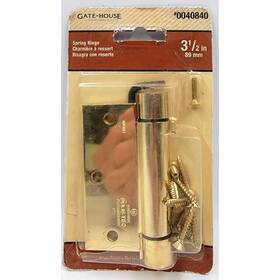 40840 Gatehouse 3-1/2-in H Gold Mortise Interior/exterior Door Hinge Square Corners