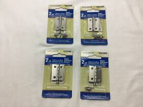 0352956 Gatehouse 886780010824 1.5ftft X 1.25ftft Hinges Satin Nickle 4 2ct