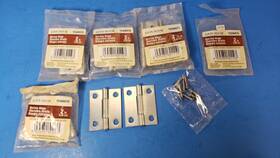 0308970 Gatehouse Hinge Zinc Plated 2 Inch Gate House Narrow Steel Mortise Door 5 Pair Nos